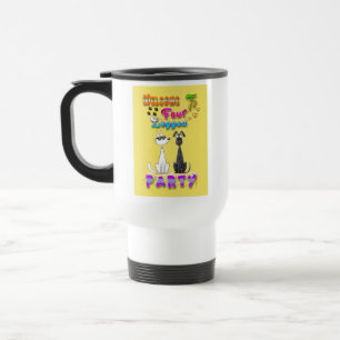 Welcome To Four Legged Party Travel Mug