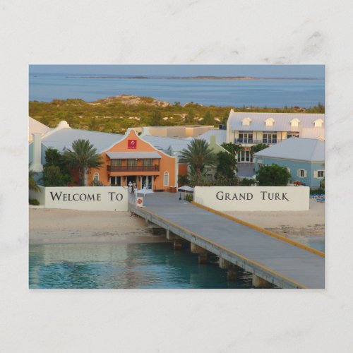 Welcome To Grand Turk Postcard