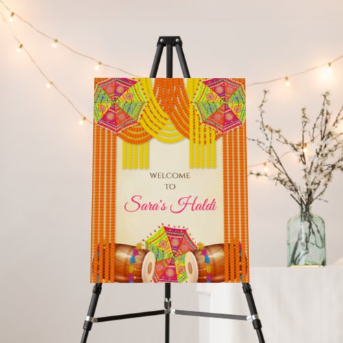 Welcome to Haldi posters as Haldi decoration