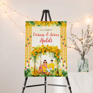 Welcome to Haldi Signs Haldi decoration as Haldi