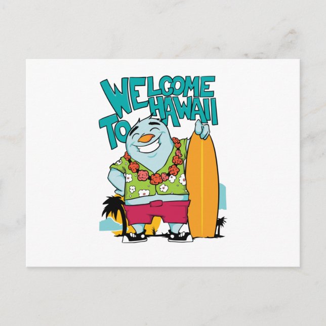 Welcome to Hawaii Postcard (Front)