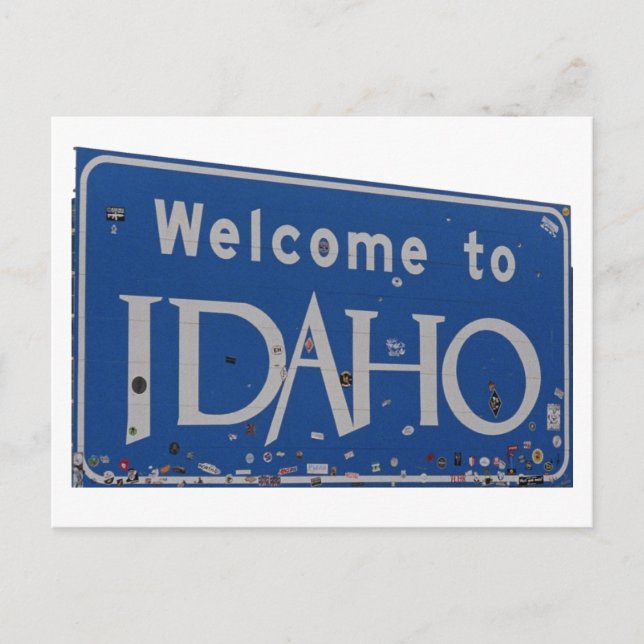 Welcome to Idaho Post-it Notes (Front)