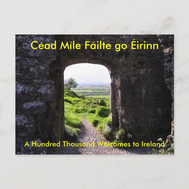 Welcome to Ireland Postcard (Front)