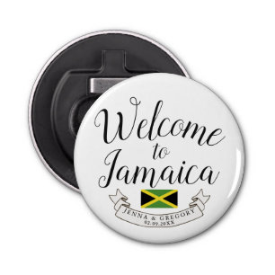 Welcome to Jamaica Destination Wedding Custom Bottle Opener