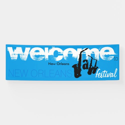 Welcome to Jazz Festival Banner