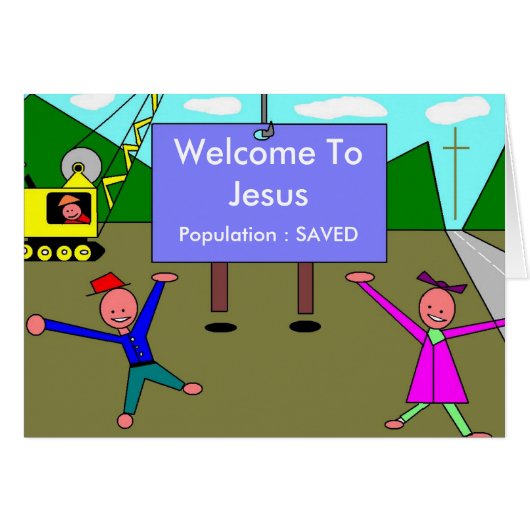 Welcome To Jesus Cards (Front Horizontal)