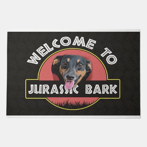 Welcome To Jurassic Bark Doormat