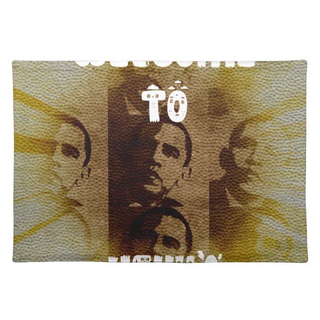 Welcome to Kenya Cloth Placemat (Front)