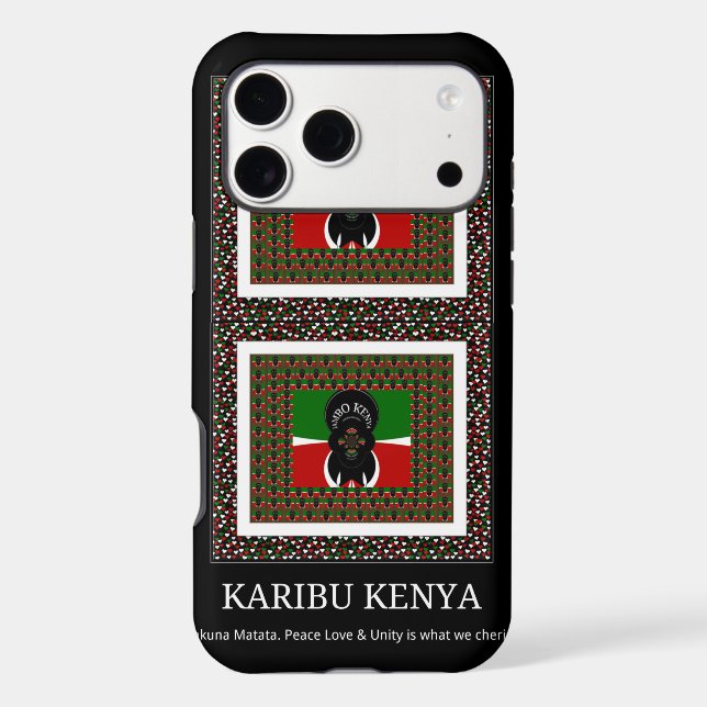 Welcome To Kenya Hakuna Matata  Case-Mate iPhone Case (Back)