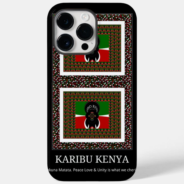Welcome To Kenya Hakuna Matata  Case-Mate iPhone Case (Back)