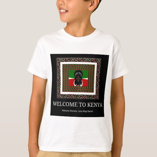 Welcome to Kenya Hakuna Matata T_Shirt
