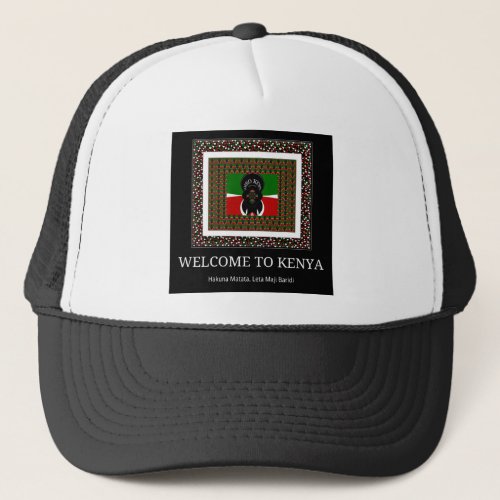 Welcome to Kenya Hakuna Matata Trucker Hat