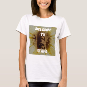 Welcome to Kenya with Obama Collage T-Shirt