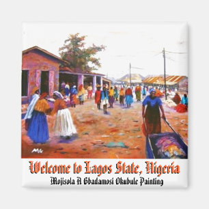 Welcome to Lagos State, Nigeria Magnet