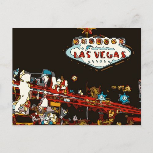 Welcome to Las Vegas Baby Postcard