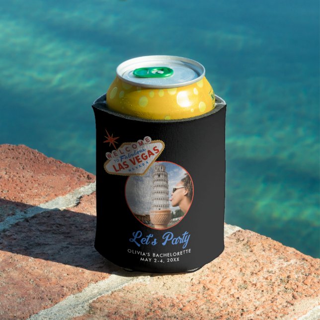 Welcome to Las Vegas Bachelorette Party Favor  Can Cooler (In Situ Pool)