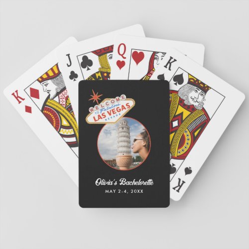 Welcome to Las Vegas Bachelorette Party Favor  Playing Cards