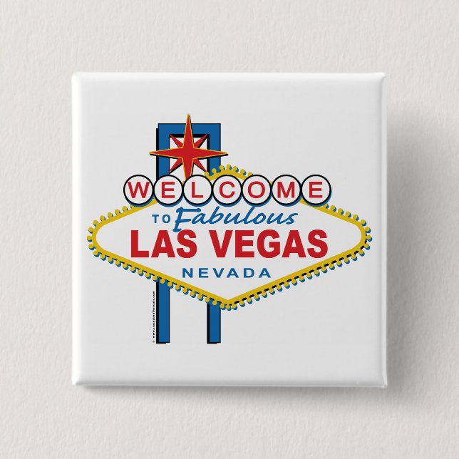Welcome-to-Las-Vegas Button (Front)