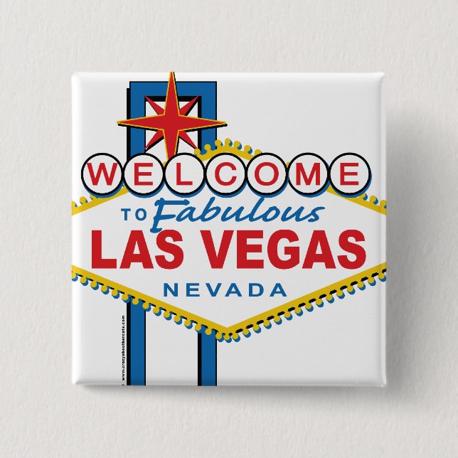 Welcome-to-Las-Vegas Button (Front)