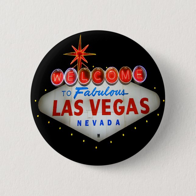 Welcome to Las Vegas Button (Front)