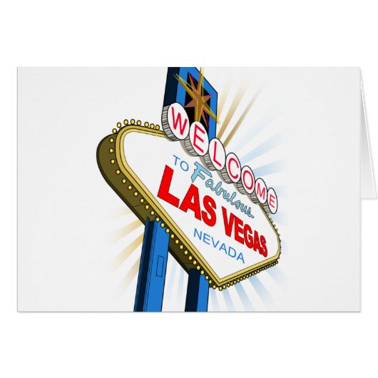 Welcome to Las Vegas Cards (Front Horizontal)