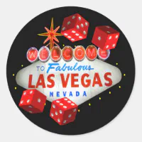 Las Vegas Cards And Dice Nevada Sticker