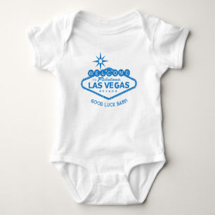 Welcome to Las Vegas GOOD LUCK BABY! One-Piece Baby Bodysuit