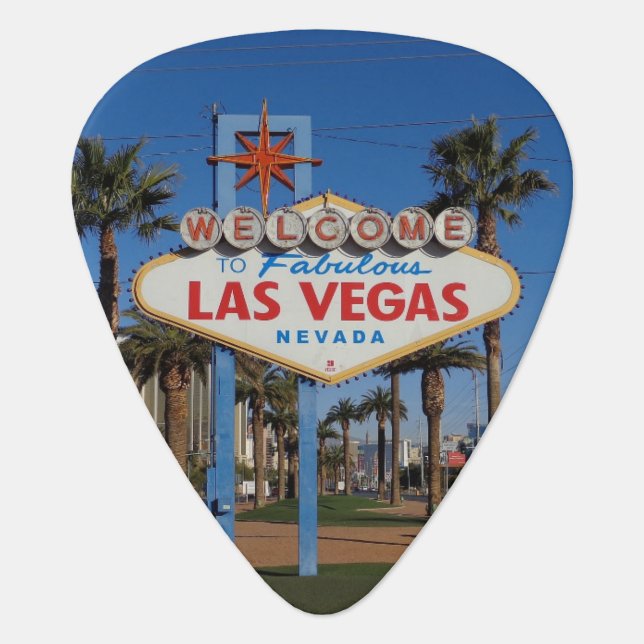 Welcome to Las Vegas Guitar Pick (Front)