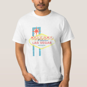 "Welcome to Las Vegas" iconic sign distressed T-Shirt