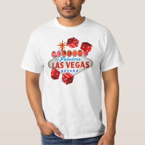 Welcome to Las Vegas Lucky Craps Shooters Shirt