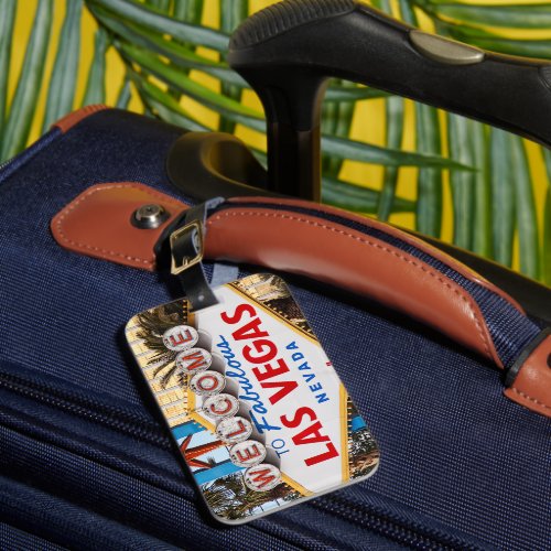 Welcome to Las Vegas Luggage Tag