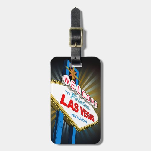Welcome to Las Vegas Luggage Tag