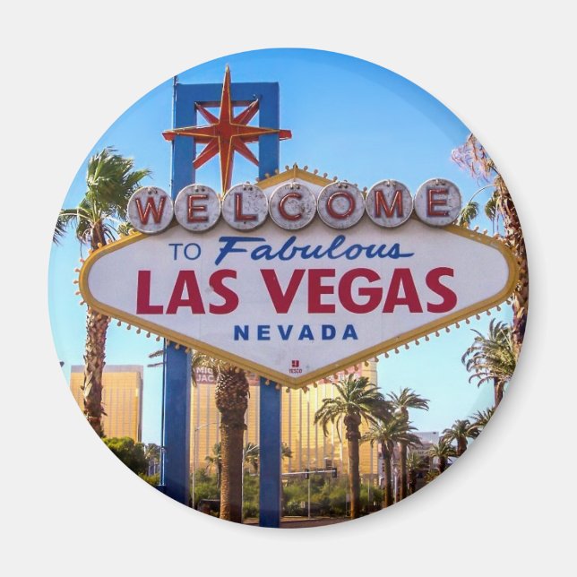 Welcome to Las Vegas Magnet (Front)