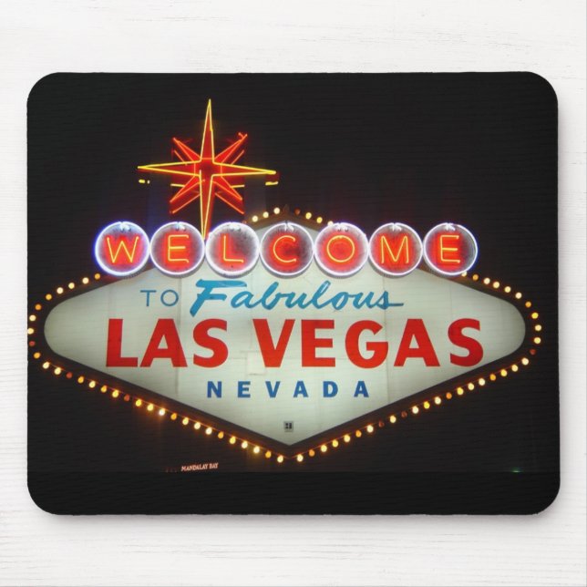Welcome to Las Vegas Mouse Pad (Front)
