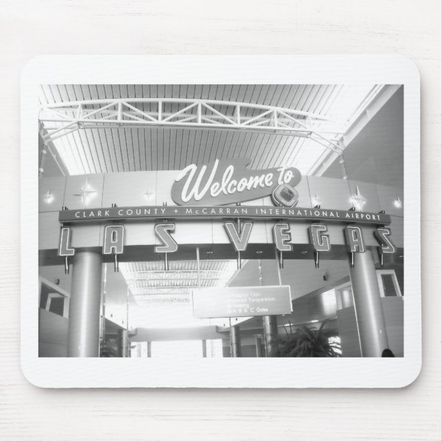 Welcome to Las Vegas Mouse Pad (Front)