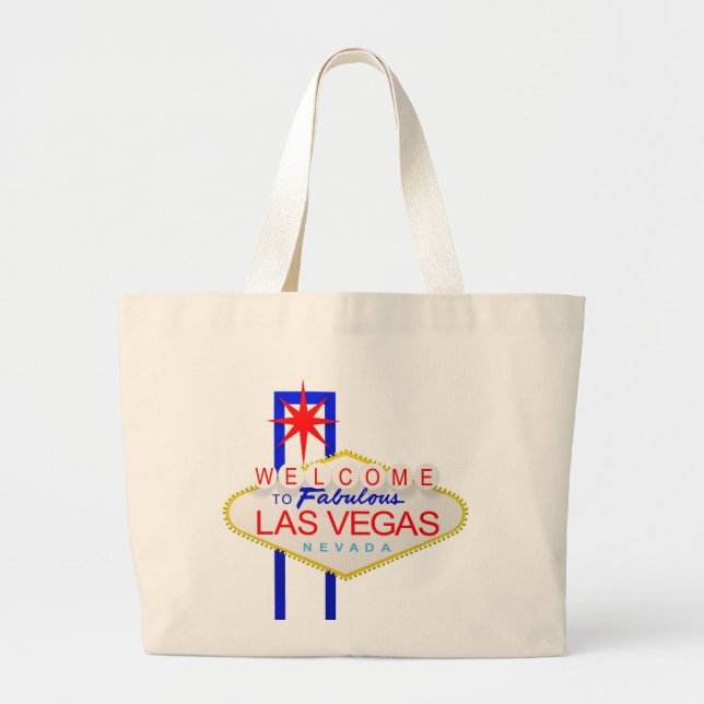 Welcome to Las Vegas Nevada Canvas Tote Bag (Front)