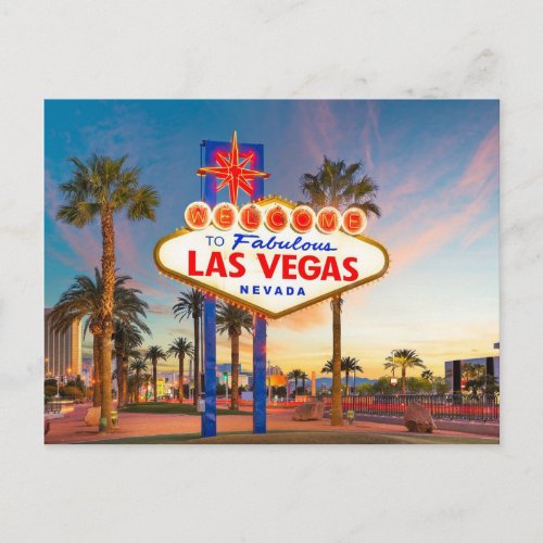Welcome to Las Vegas Nevada Postcard