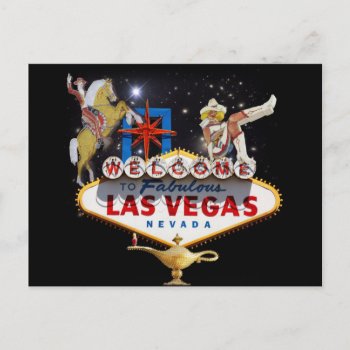 Welcome To Las Vegas Postcard by gravityx9 at Zazzle
