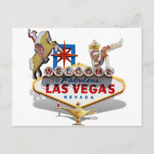Welcome to Las Vegas Postcard