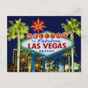Welcome to Las Vegas Postcard