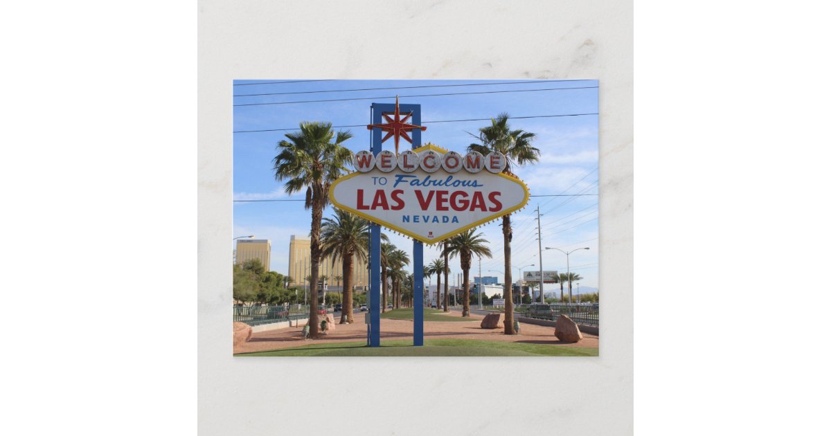 Las Vegas Sign - Postcard