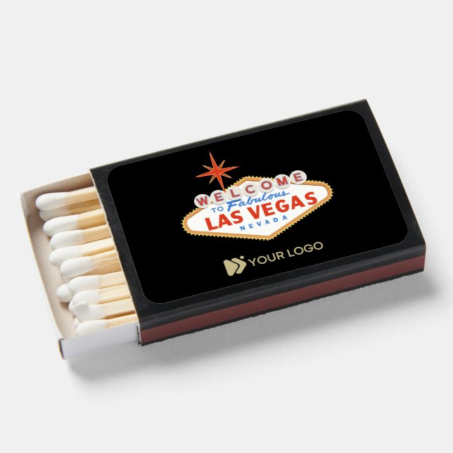 Welcome to Las Vegas Promotional Gift Matchboxes (Front Open)