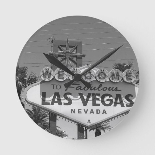 Welcome to Las Vegas Round Clock