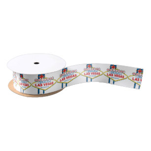 Welcome-to-Las-Vegas Satin Ribbon