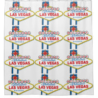 Welcome To Las Vegas Sign Shower Curtain