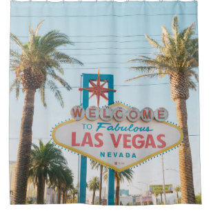 WELCOME TO LAS VEGAS SHOWER CURTAIN