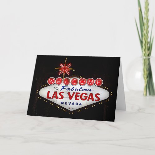 Welcome to Las Vegas Sign 2 Card