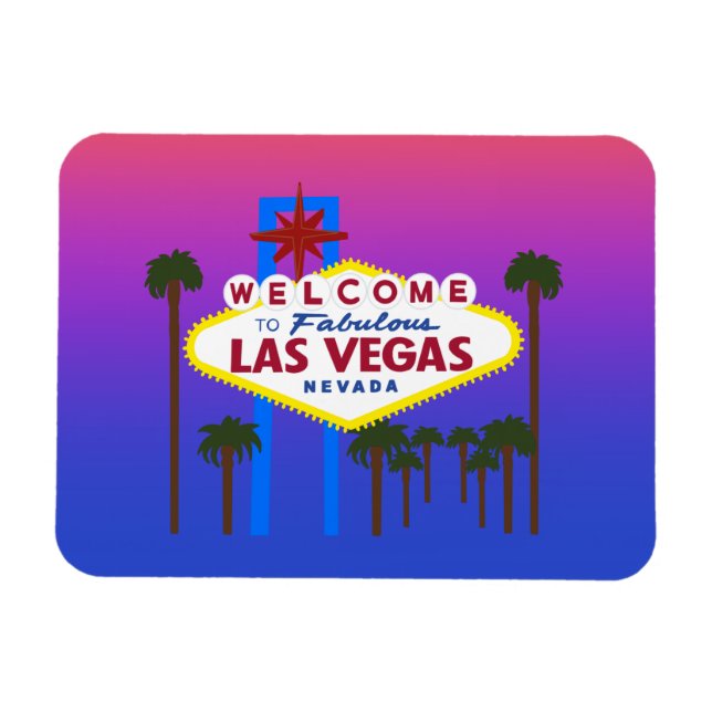 Welcome to Las Vegas Sign #3 Magnet (Horizontal)