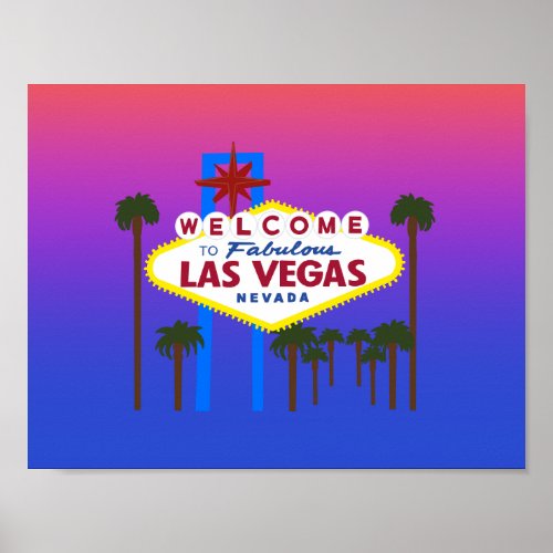 Welcome to Las Vegas Sign 3 Poster