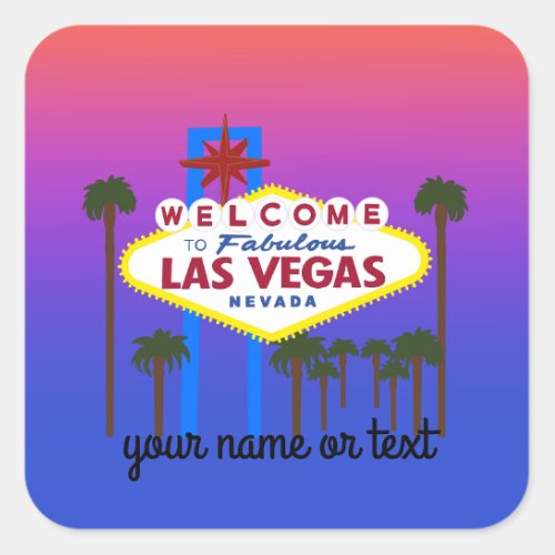 Welcome to Las Vegas Sign 3 Stickers